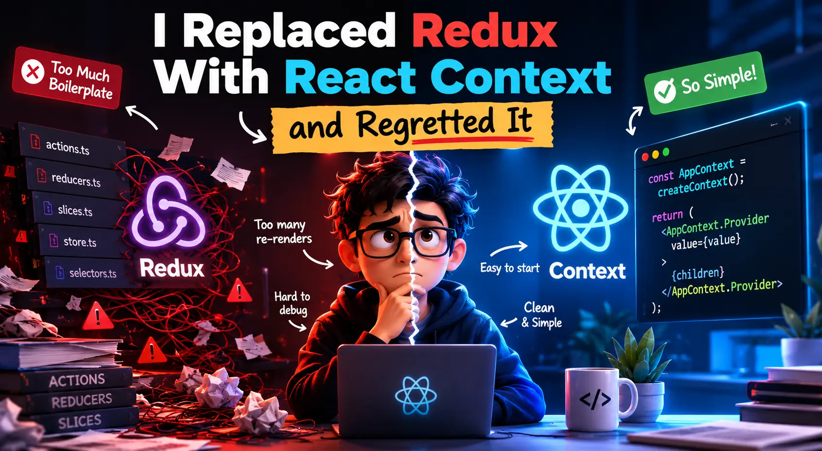 I Replaced Redux With React Context and Regretted It: Lessons From a Growing React App